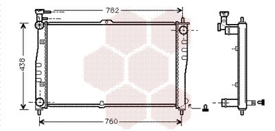 VAN WEZEL Radiators, Motora dzesēšanas sistēma 83002020